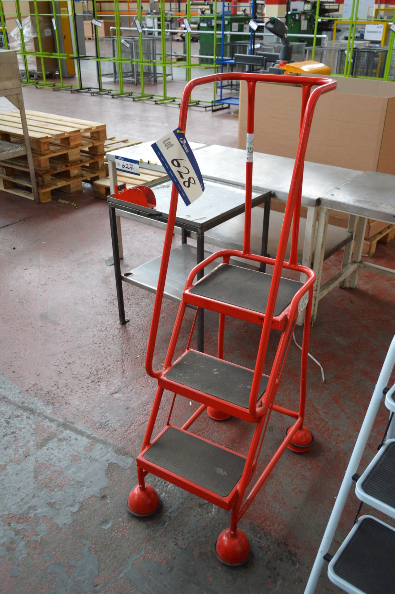 Steel Three Tread Step Ladder