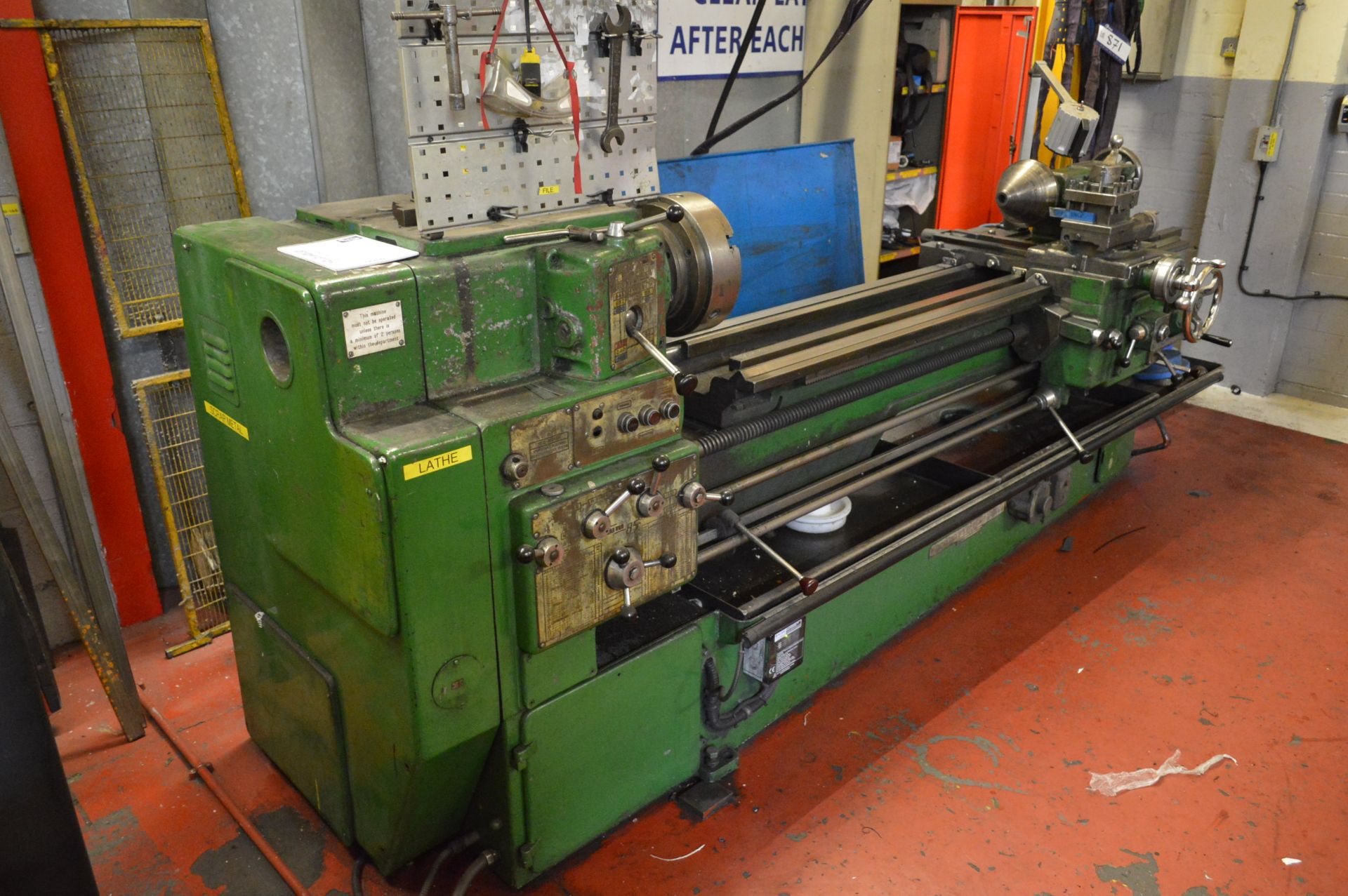 Woodhouse & Mitchell SS & SC Gap Bed Lathe, 16” sw
