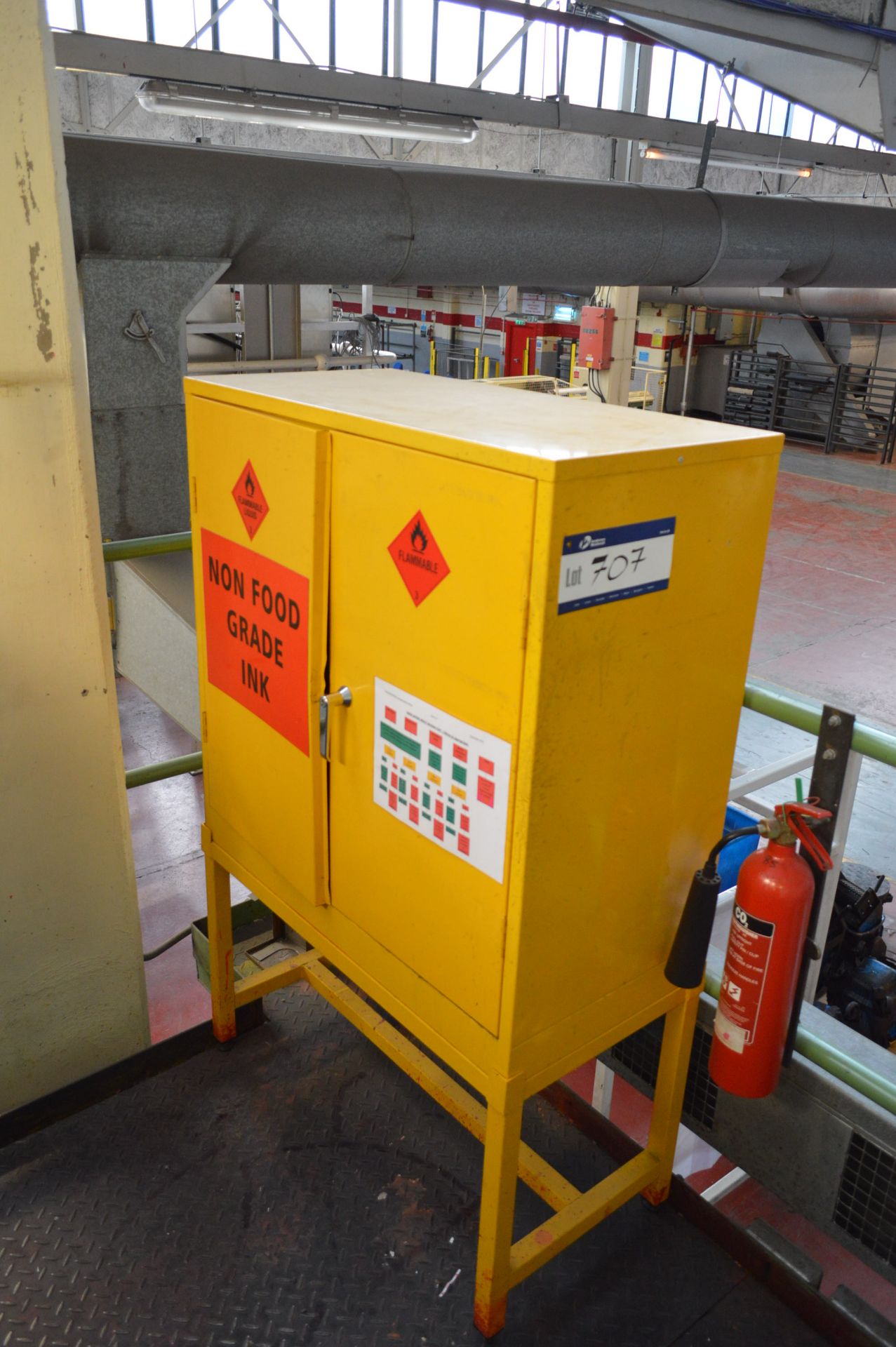 Steel Double Door Hazardous Chemical Cupboard