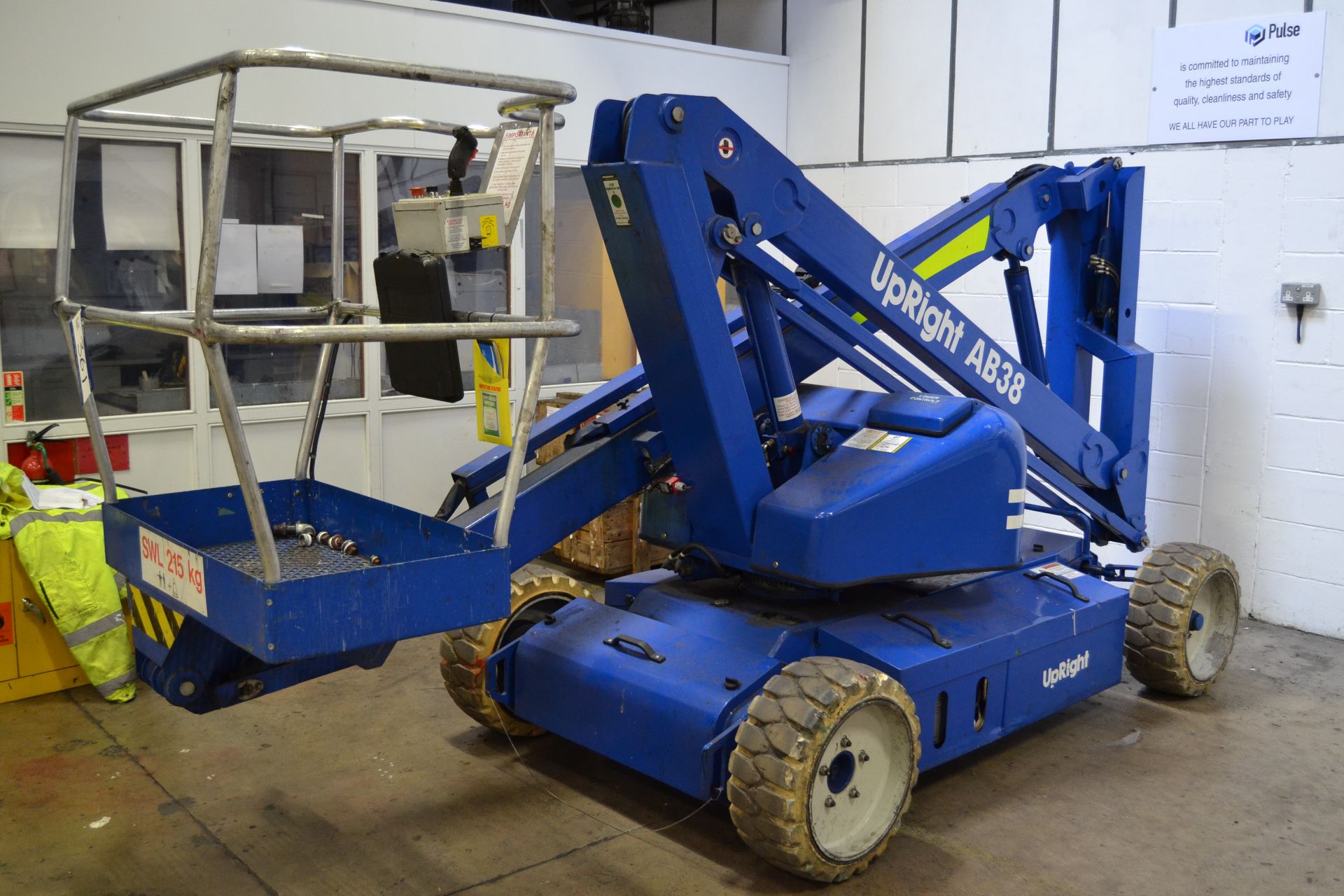 Upright AB38 360o Electric Boom Lift, serial no. 2