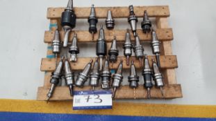 20 x BT40 Tool Holders as set out on pallet