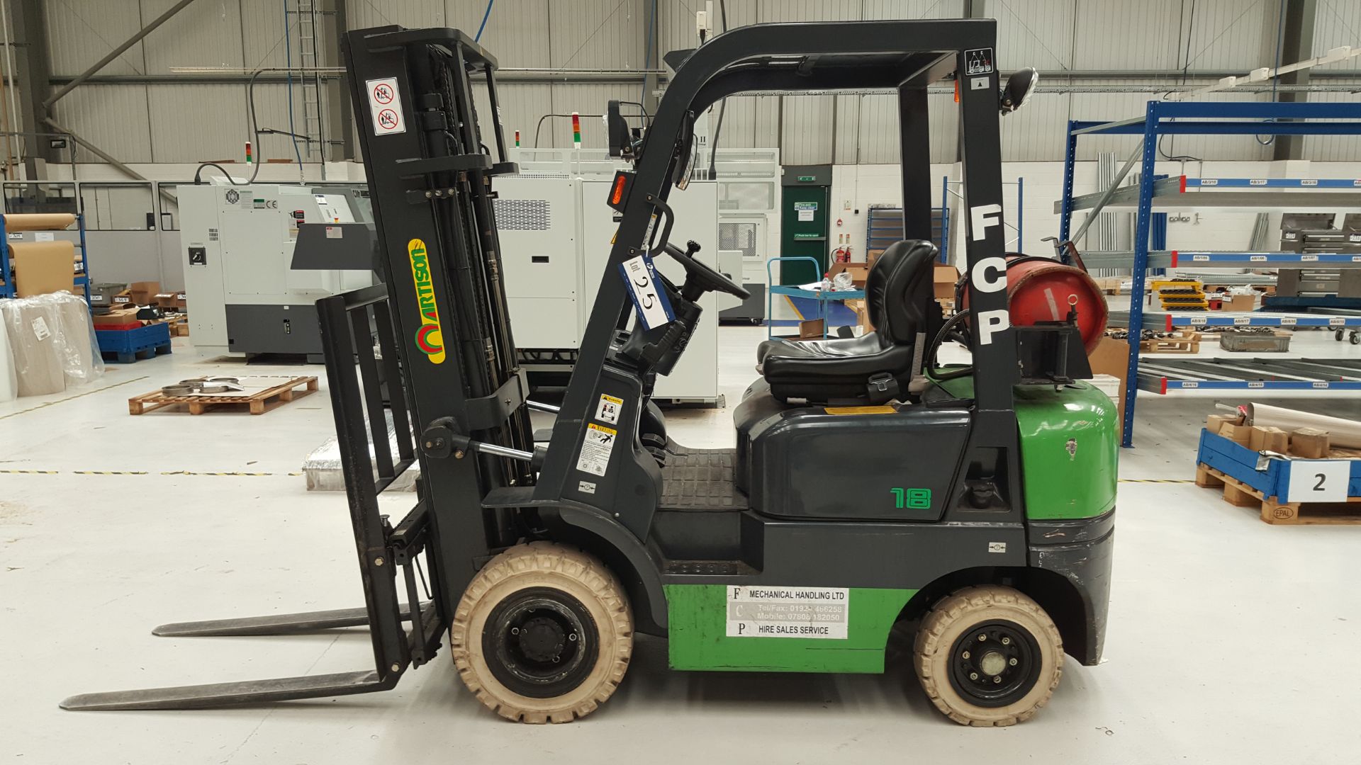 Artison FG18 Gas Powered Forklift Truck, Year of M