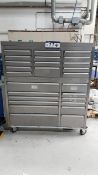 Mobile Stainless Steel 26 Drawer Roller Drawer Too