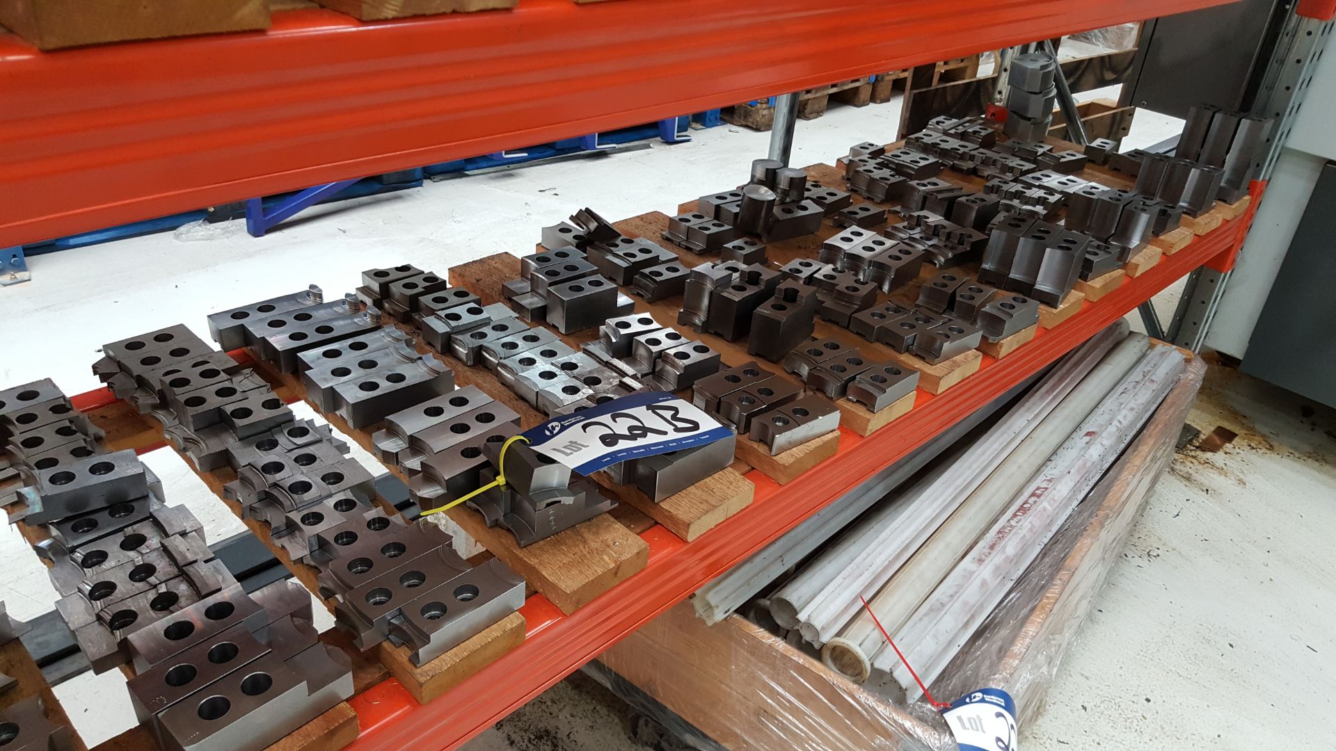 Quantity of Haas Chuck Jaws (on one shelf)