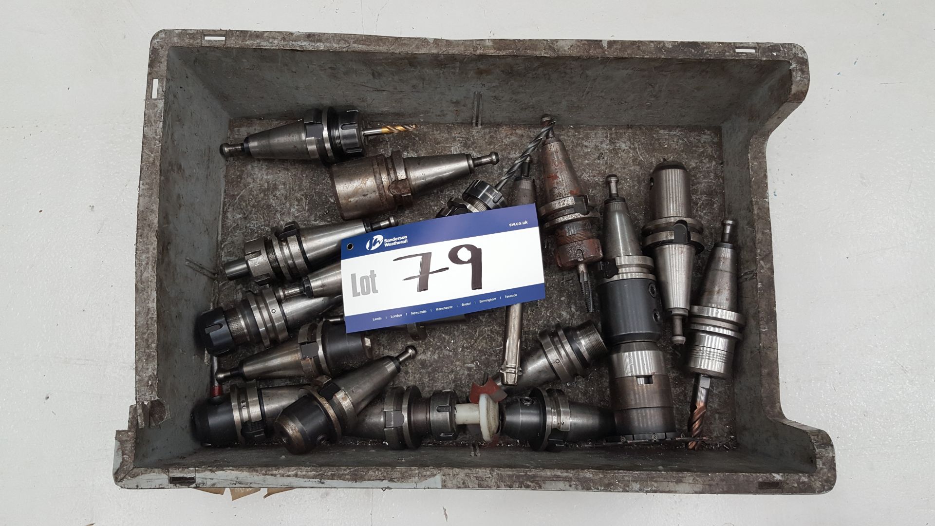 20 x BT40 Tool Holders as set out on pallet