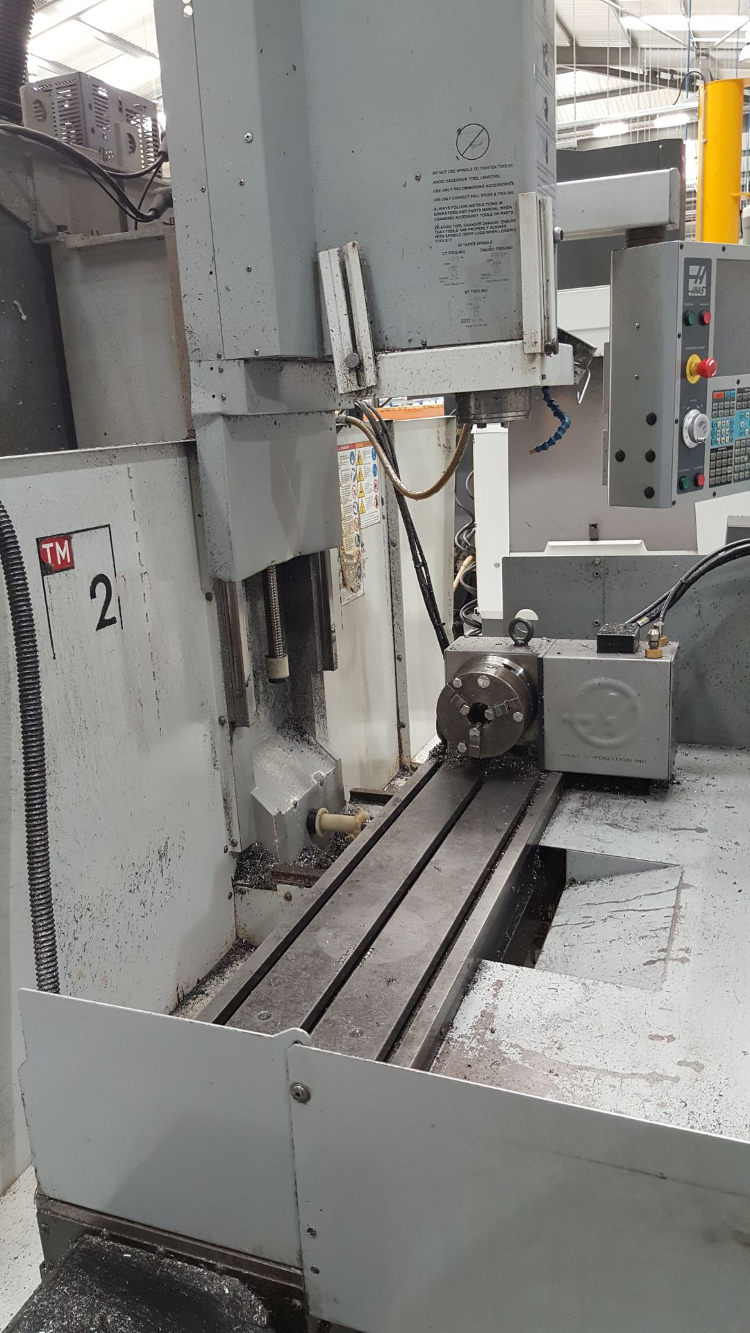 Haas TM-2 CE 4 Axis CNC Toolroom Mill, Year of Man - Image 5 of 5