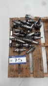 20 x BT40 Tool Holders as set out on pallet