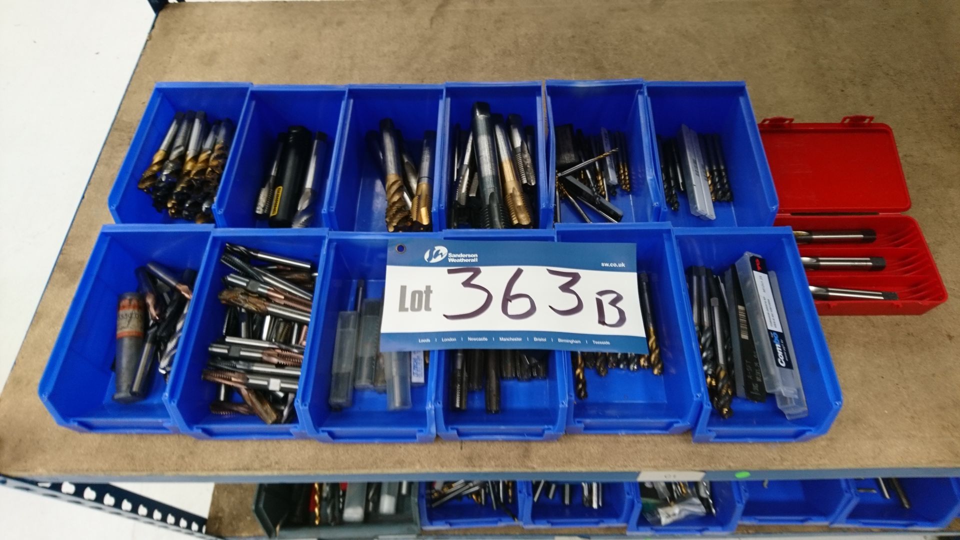 Quantity of Metric Taps as set out in lin bins