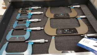 8 x External Micrometers, Various Sizes as set out