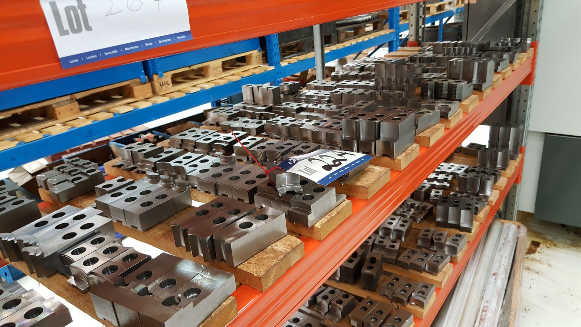 Quantity of Haas Chuck Jaws (on one shelf)