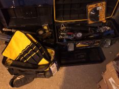 Quantity of Hand Tools, 2 x Tool Boxes and Tool Ba