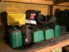 15 x Various Plastic Fuel Cans and 5 x Plastic Fun