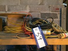 Quantity of 110/240v Extension Cables as lotted
