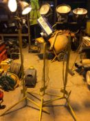 3 x Defender Twin Lamp Stand Mounted Site Lights,
