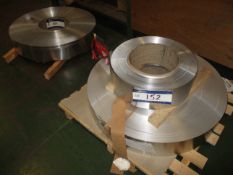 Three Coils of Aluminium, 160mm x 0.45mm (formerly used in the manufacture of Autron Products)