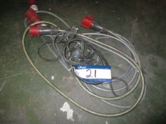 Various Welders Clips and power cables