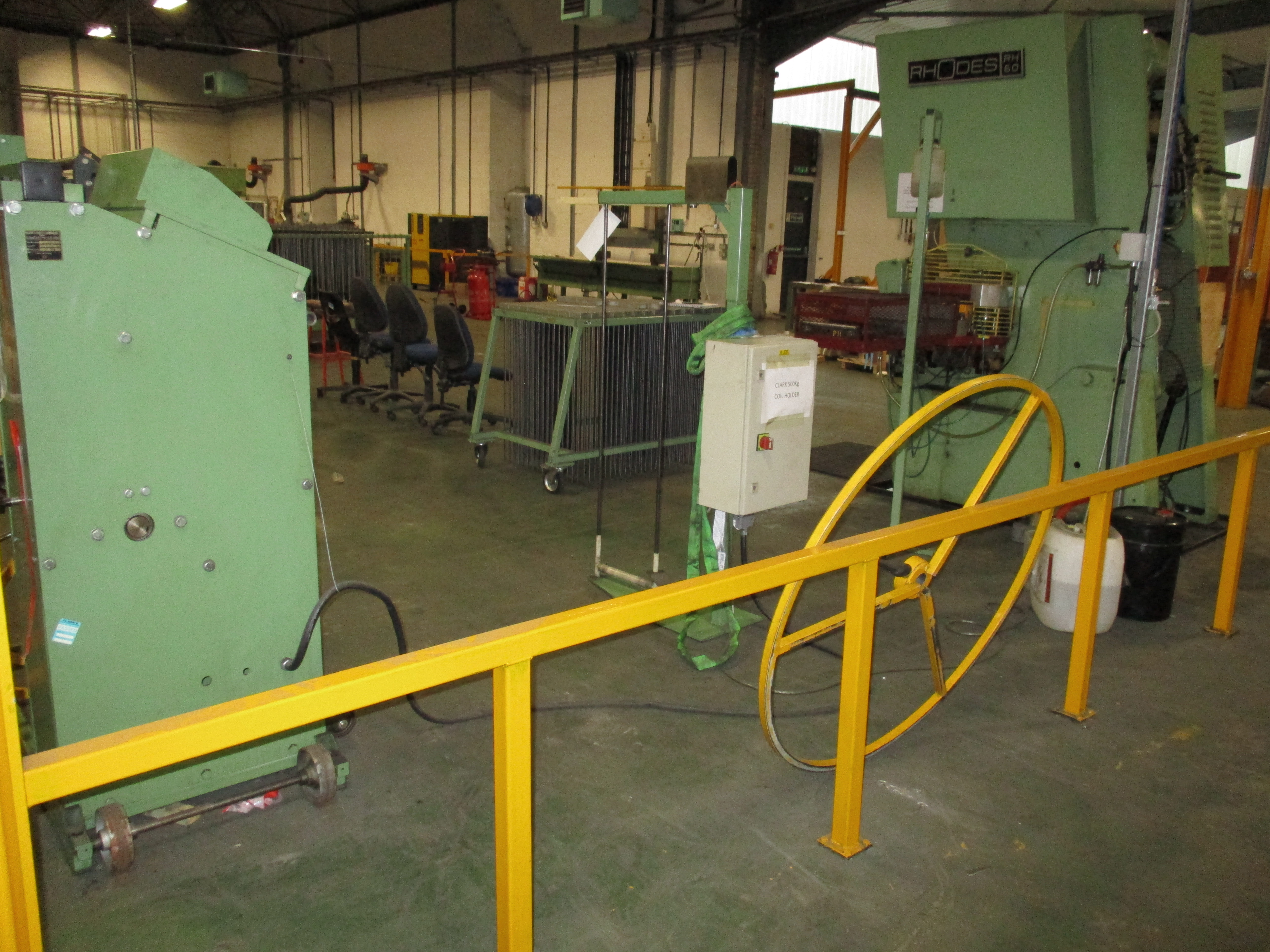 Rhodes RH60 Inclinable Power Press, serial no. 15276, 60t ...