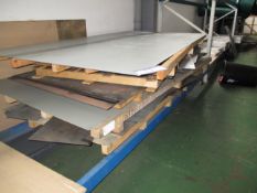 Quantity of Various Steel Sheets (Galvanised and Perforated)
