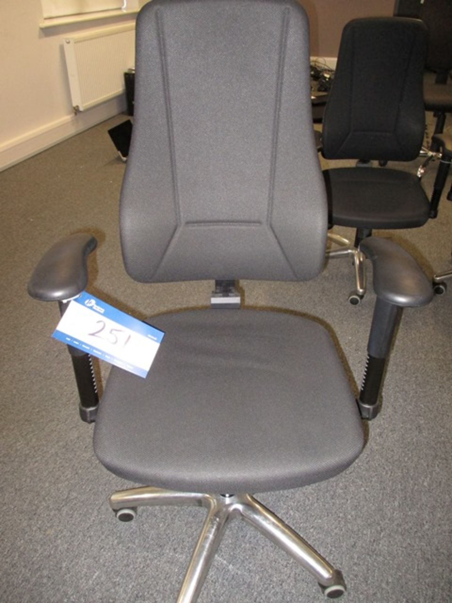 Fabric Upholstered Operators Chair