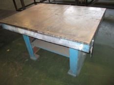 Machine Table, 1.2m x 0.9m approx