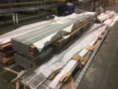 Quantity of Aluminium Grilles/Casings/Cover Profile (as set out in nine stacks) (formerly used in