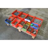 Assorted Fasteners, on pallet(Note VAT is not char