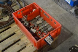 Pipe Couplings and Equipment, in plastic crate(Not