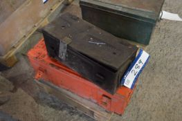 Two Steel Ammo Boxes(Note VAT is not chargeable on