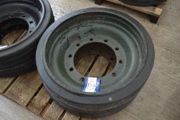 Two Road Wheels, understood to be suitable for Cen