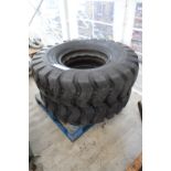 Two Triangle 14.00-24 TL612 Tyres(Note VAT is not