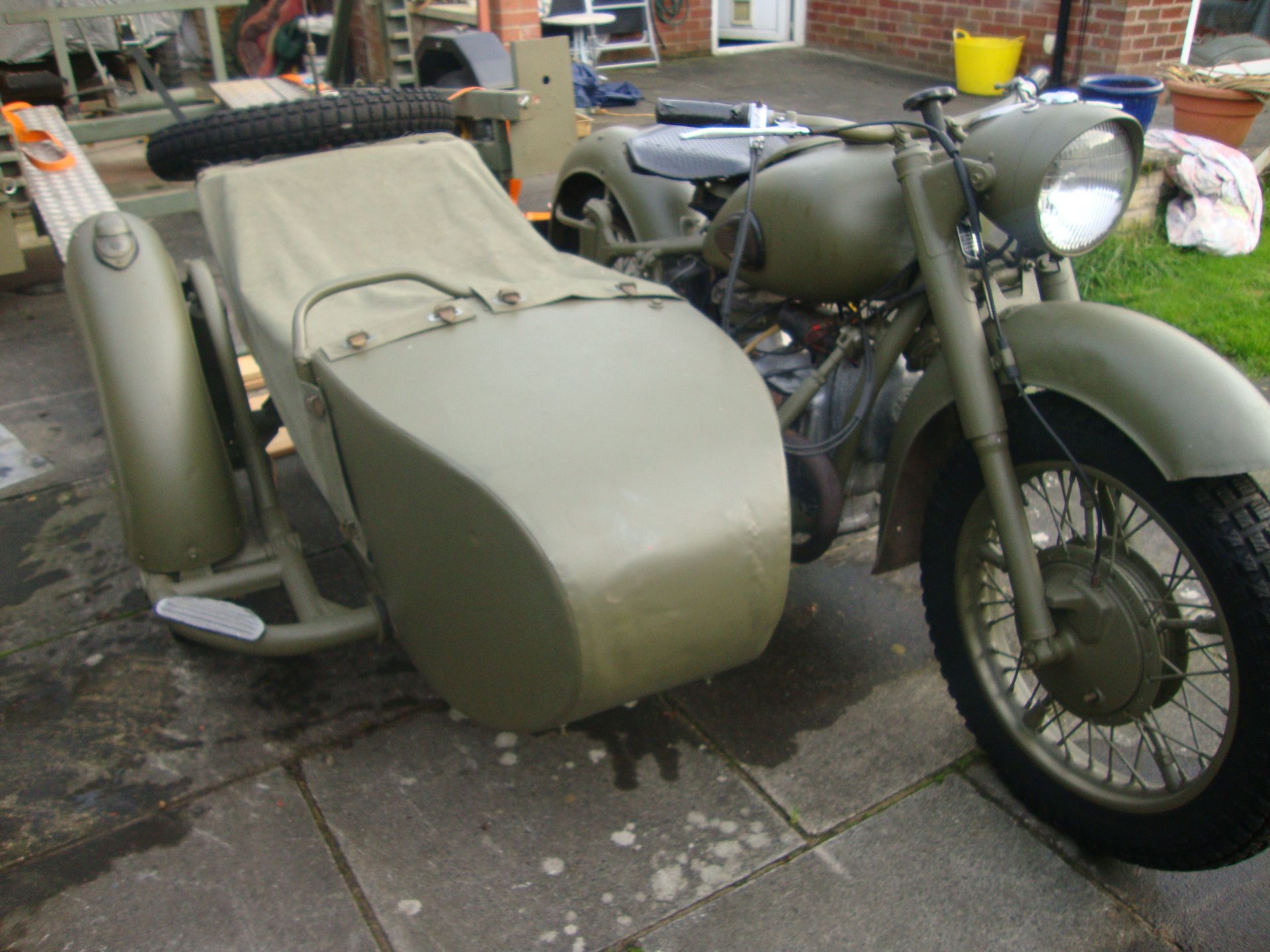 Dnepr 16 K750cc MOTORBIKE & SIDECAR, registration - Image 4 of 8