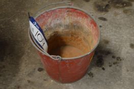 Fire Bucket (Note VAT is not chargeable on hammer