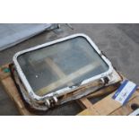 Ships Window & Frame, approx. 610mm x 450mm (Note