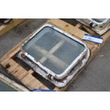 Ships Window & Frame, approx. 610mm x 450mm (Note