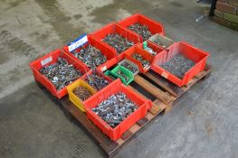 Assorted Fasteners, on pallet(Note VAT is not char