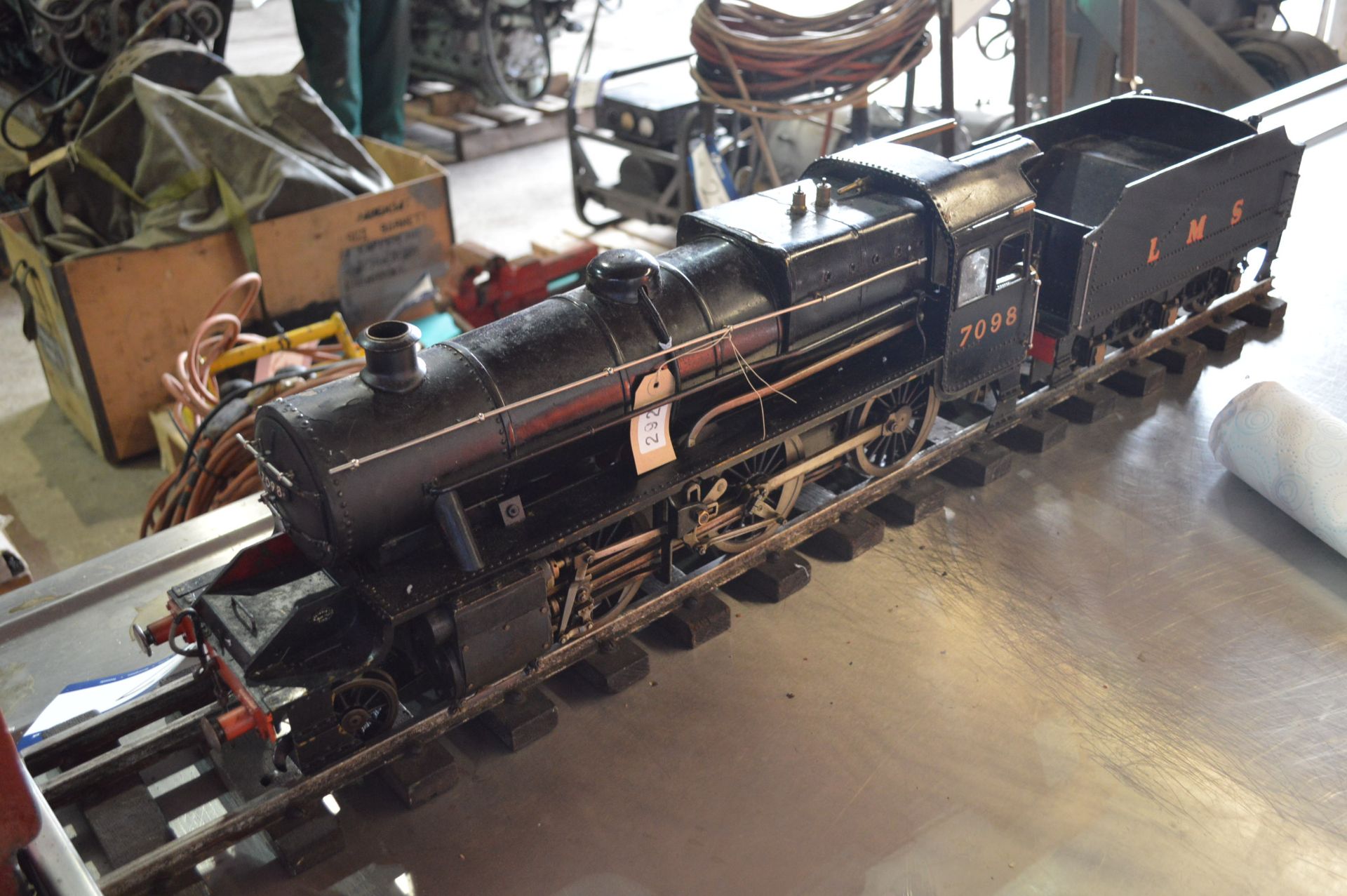 2-6-0 COAL-FIRED MODEL STEAM TRAIN - Image 13 of 16