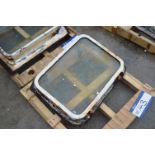 Ships Window & Frame, approx. 610mm x 450mm (Note