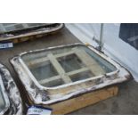 Ships Window & Frame, approx. 850mm x 750mm (Note