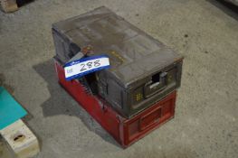 Two Steel Ammo Boxes(Note VAT is not chargeable on