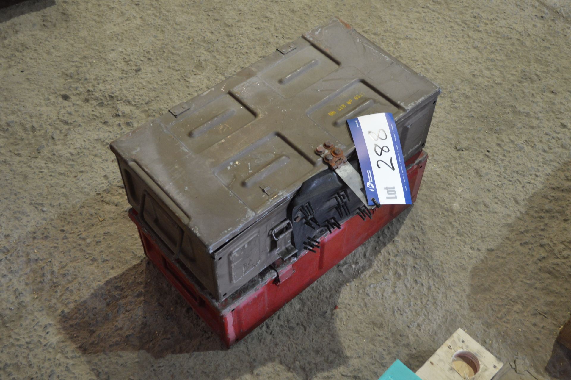 Two Steel Ammo Boxes(Note VAT is not chargeable on - Image 2 of 2