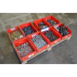 Assorted Fasteners, on pallet(Note VAT is not char