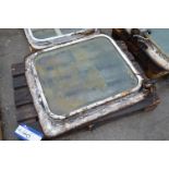 Ships Window & Frame, approx. 850mm x 750mm (Note