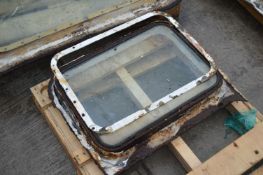 Ships Window & Frame, approx. 620mm x 460mm (Note