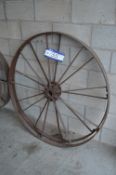 One Pair Wheels, each 1.33m dia (Note VAT is not c