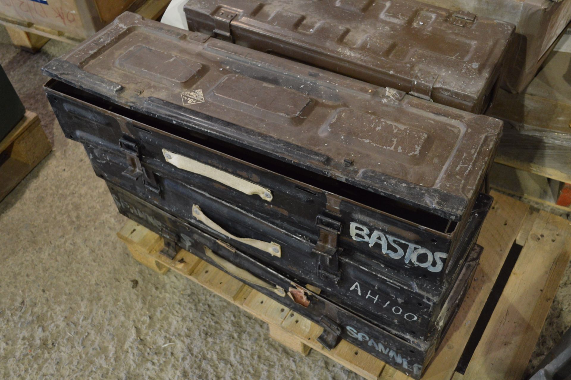 Three Steel Ammo Boxes - Image 2 of 2