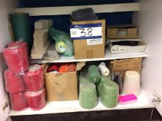 Contents of Cupboard including Coloured Threads an