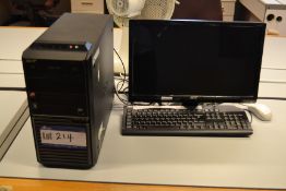 Acer Veriton Tower PC, Monitor and Keyboard (pleas