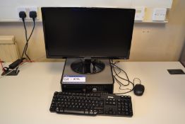 Dell Optiplex 755 Desk Top PC, Monitor and Keyboar