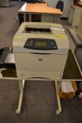 HP Laser Jet 4350n Laser Printer and Stand