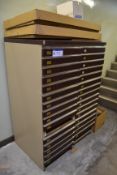 Two Multi Drawer Units (some drawers missing)